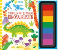 Stempelen met je vingers dino's